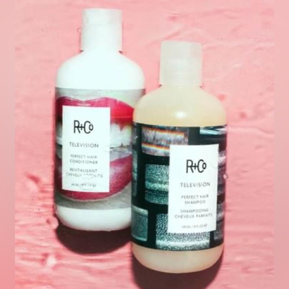 R&Co television perfect hair shampoo and conditioner set. Never opened